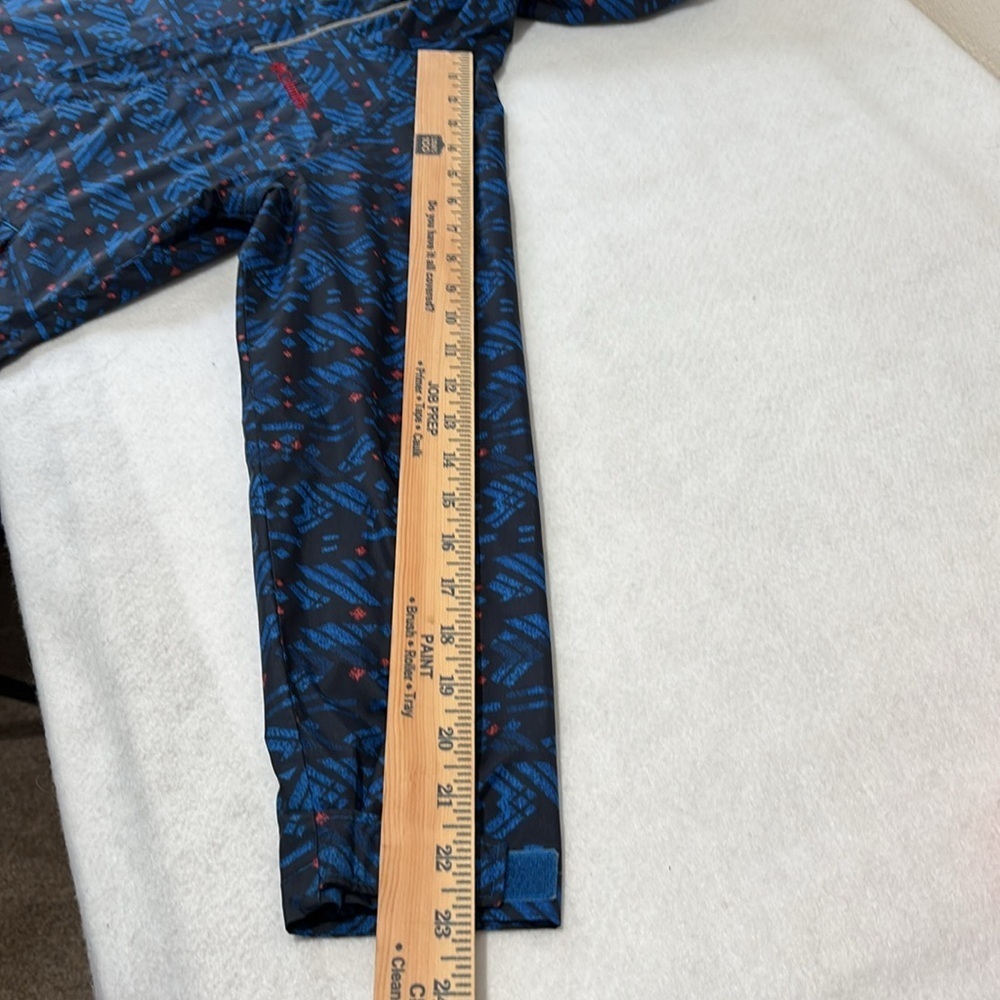 Columbia Black and Blue Geometric Windbreaker - Picture 10 of 11